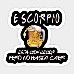 Escorpio Friends Sticker